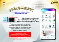 PENDAFTARAN ONLINE MELALUI MOBILE JKN
